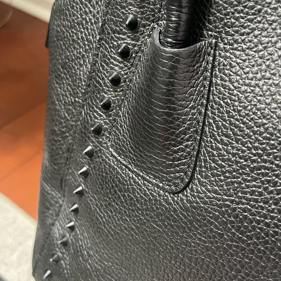 SOLD - MARIO VALENTINO studded black crossbody - Picture 7 of 8